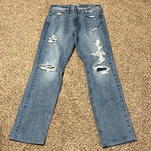 Abercrombie ripped jeans for guys